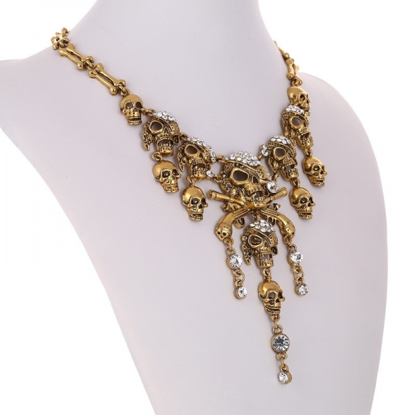 Pirat Skull Bones Collier